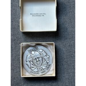 Medallic Art Co Fine Silver .999 + Laughter Tears Clown Face Medallion 53.4g